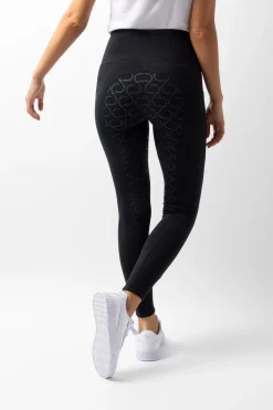 Gillian Damen Reitleggings aus Kompressionsmaterial mit Vollbesatz