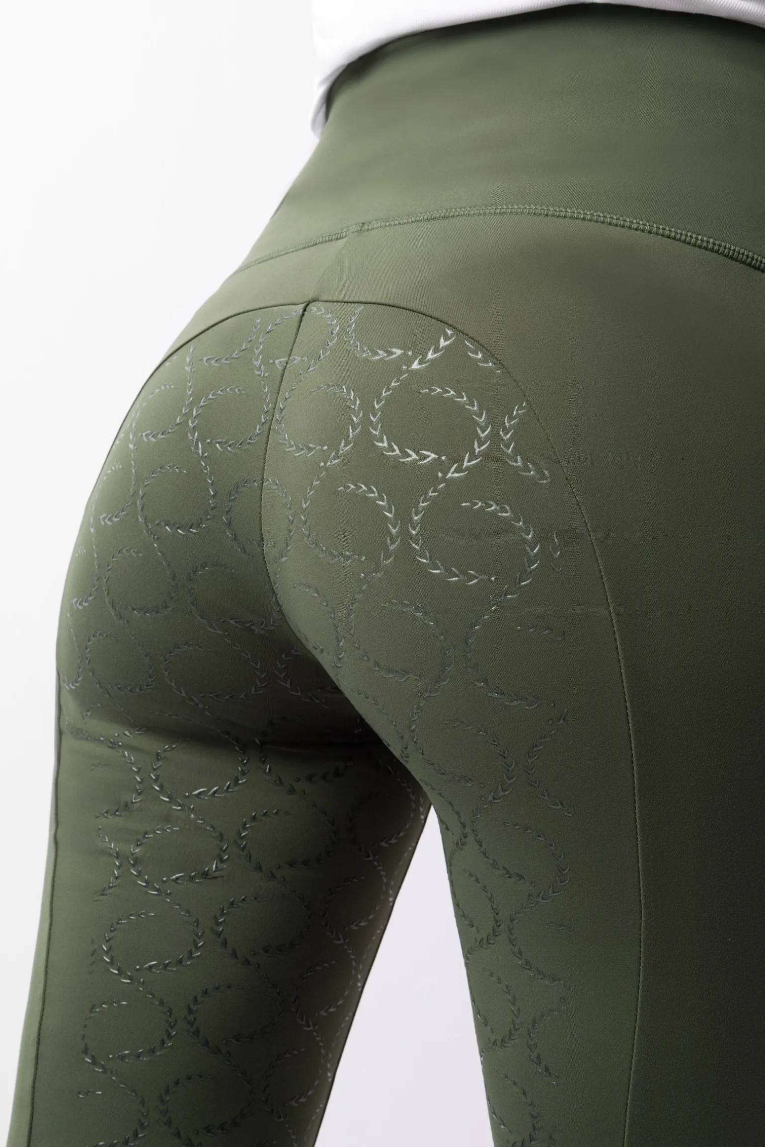 Gillian Damen Reitleggings aus Kompressionsmaterial mit Vollbesatz