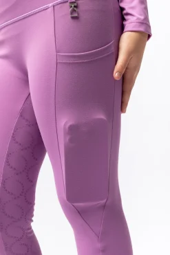 Gillian Kinder Kompressionsreitleggings mit Vollbesatz