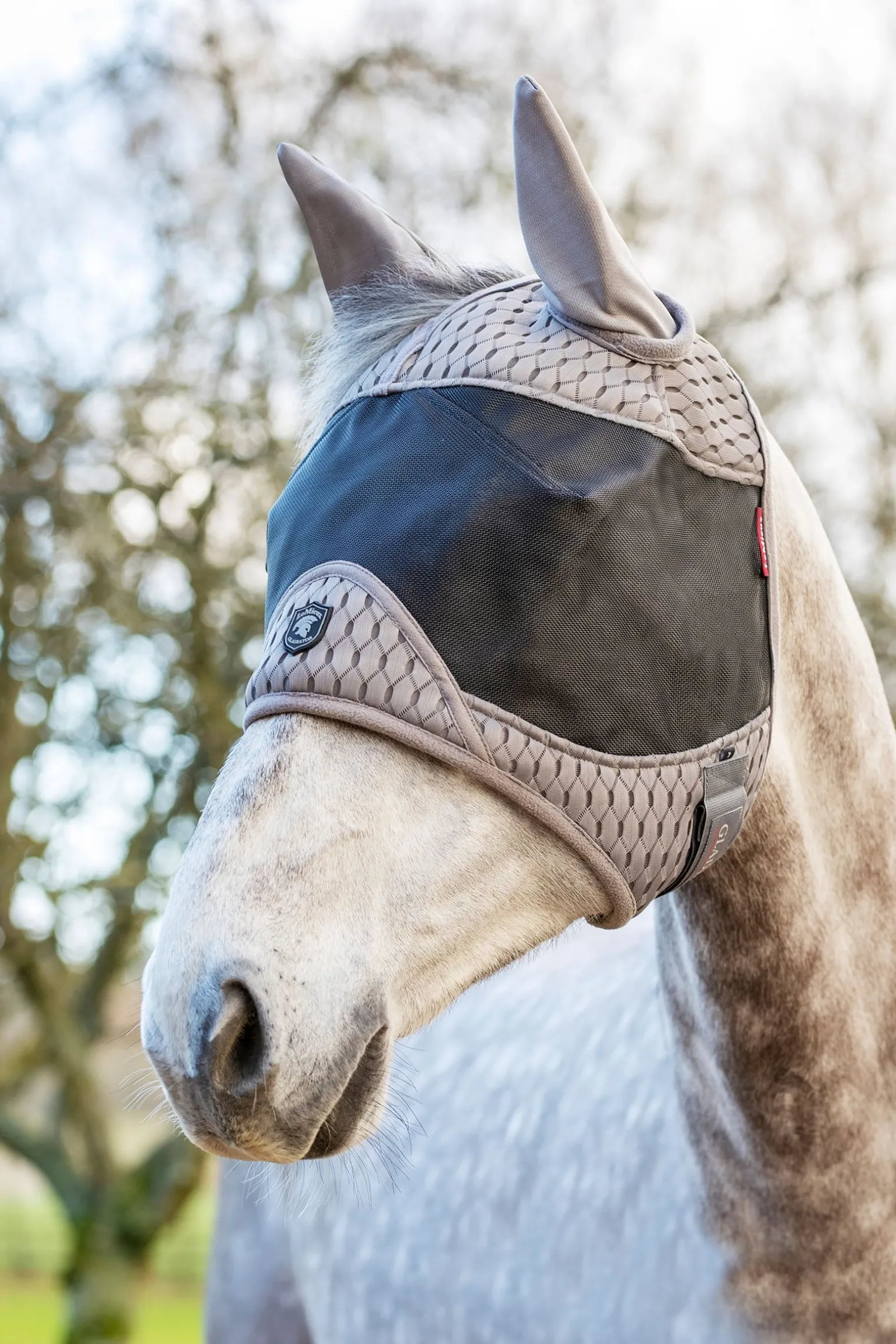 Gladiator Fliegenmaske Halb