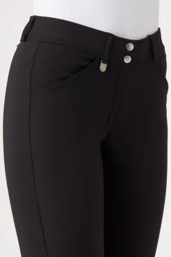 Grand Prix Damen-Vollbesatzreithose mit Lederbesatz, UPF 50+