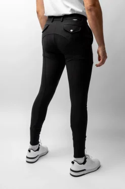 Grand Prix Herrenreithose mit Kniebesatz aus Silikon UPF 50+