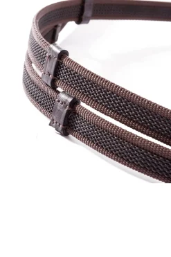 Gummierte Zügel mit Zaumhaken