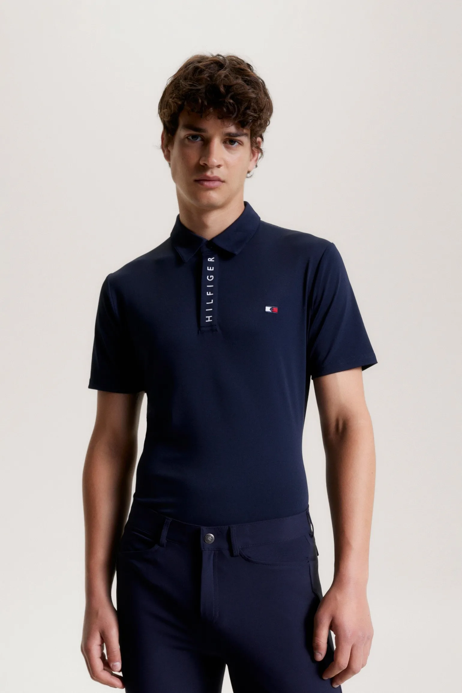 Harlem Kurzarm-Poloshirt mit Logo
