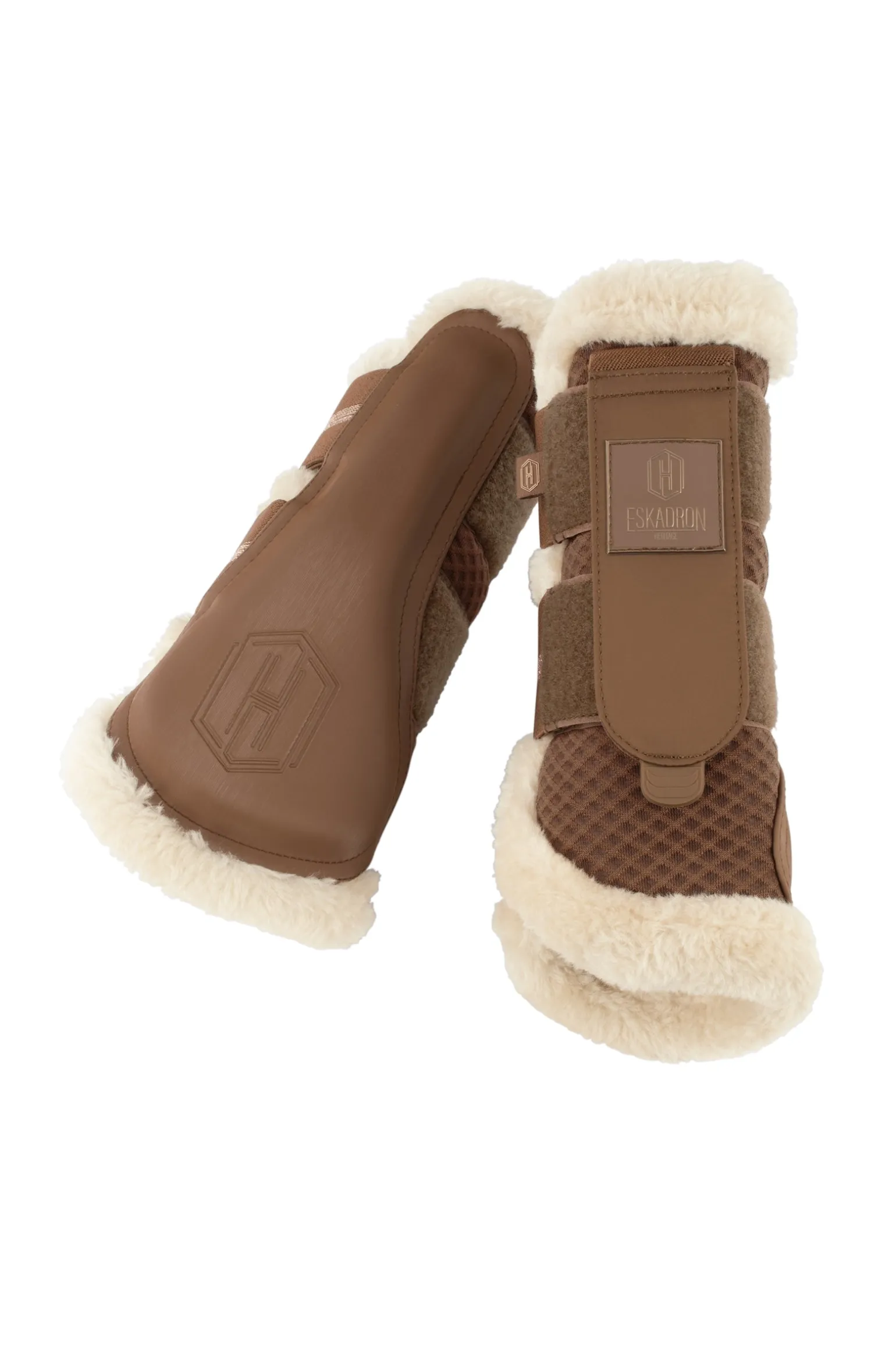 Heritage AW24 Mesh Gamaschen mit Kunstfell