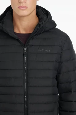 Herren-Steppjacke mit Kapuze
