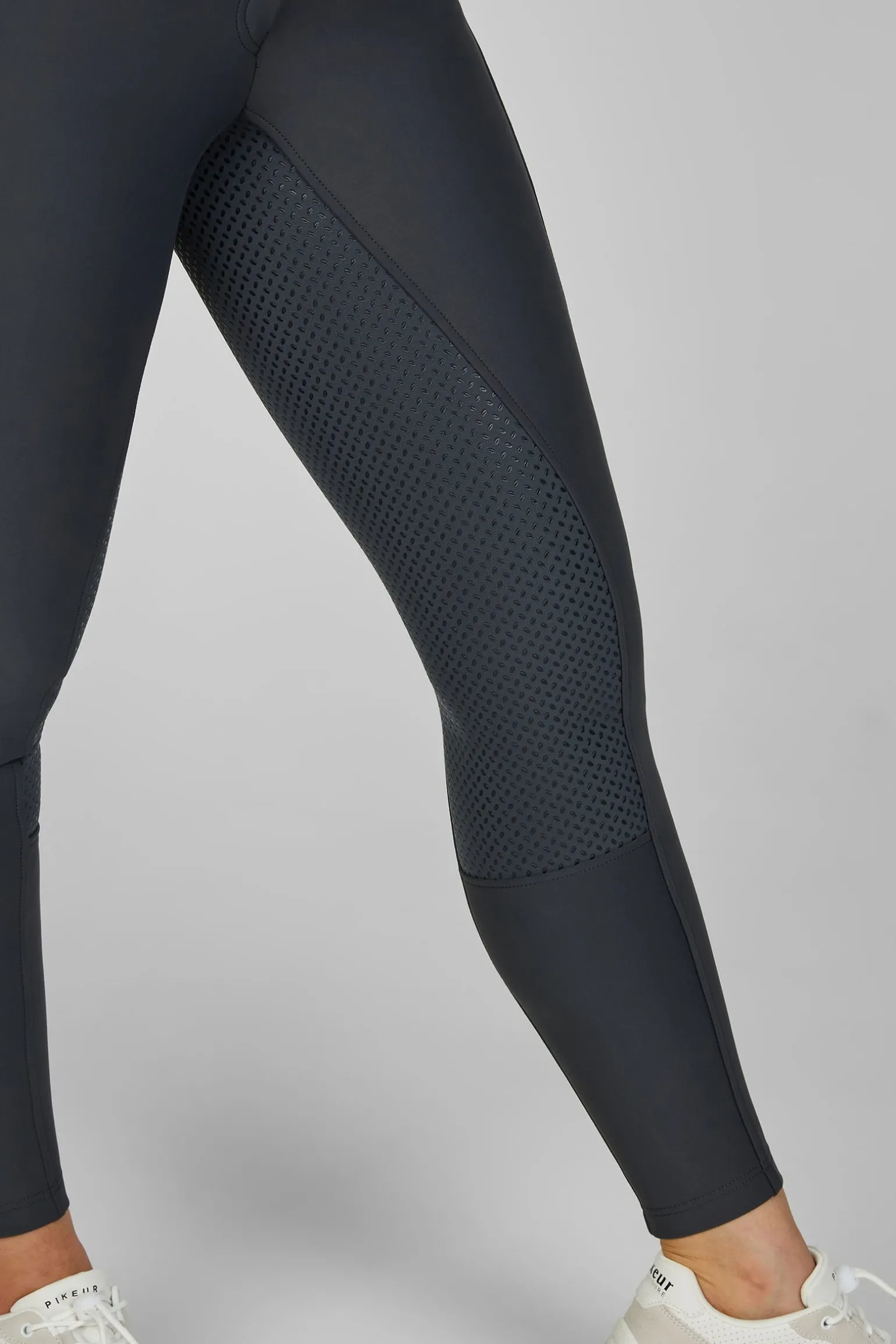 Hohe Winter-Reithose mit Grip-Vollbesatz