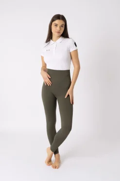 Janine Women's nahtlose Knie Besatz Tights mit Handytasche