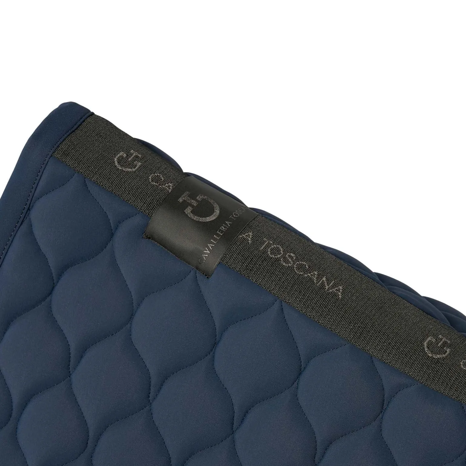 Jersey Dressurschabracke Rundgesteppt