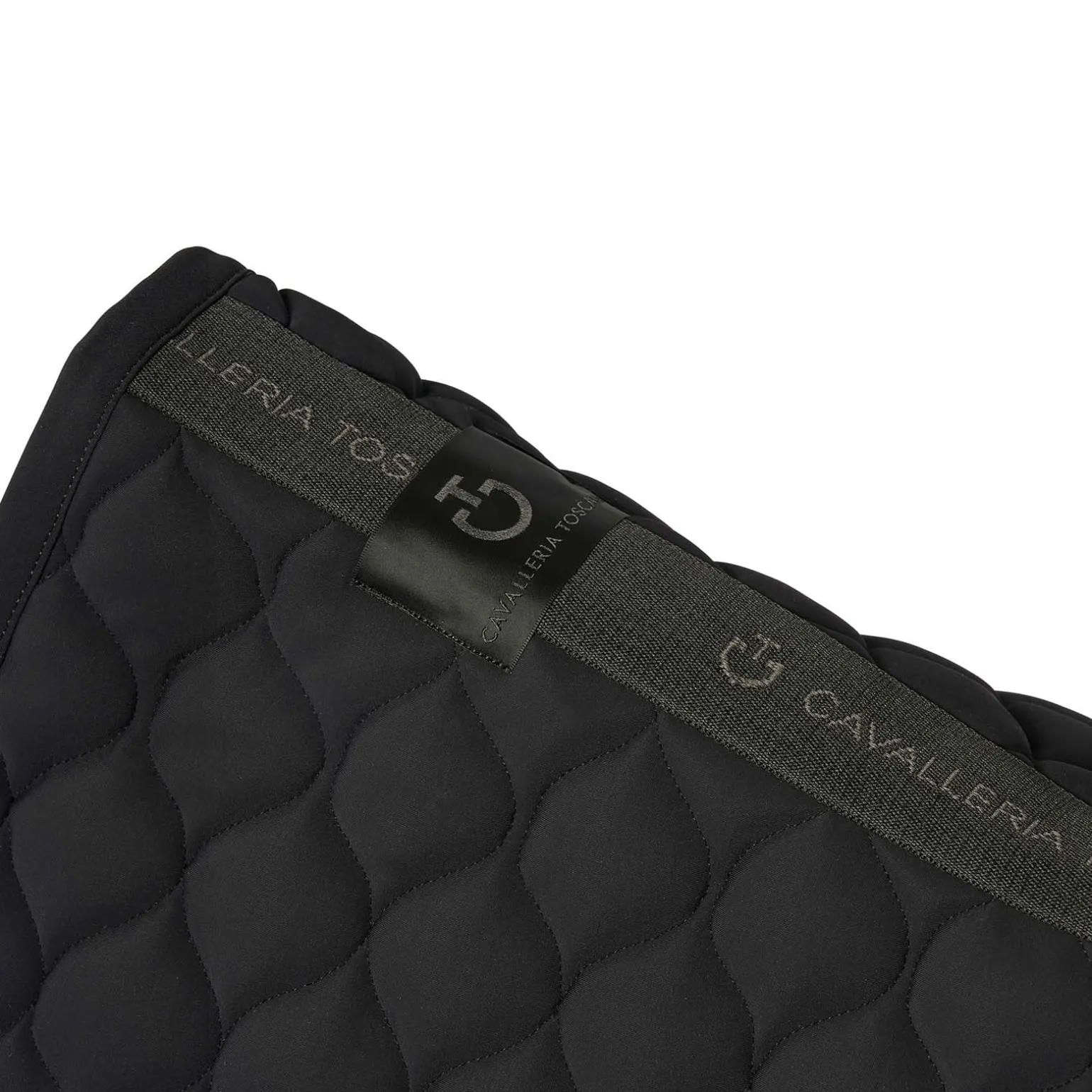 Jersey Dressurschabracke Rundgesteppt