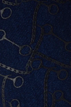 Kacy Damen Jeans Thermoreithose mit Vollbesatz