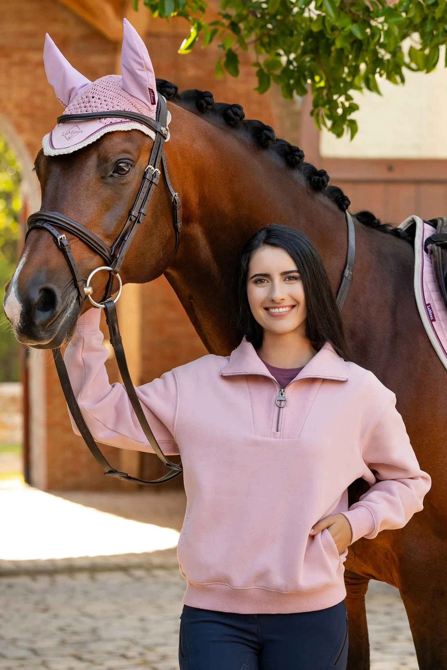 Keira Quarter Neck Sweatshirt