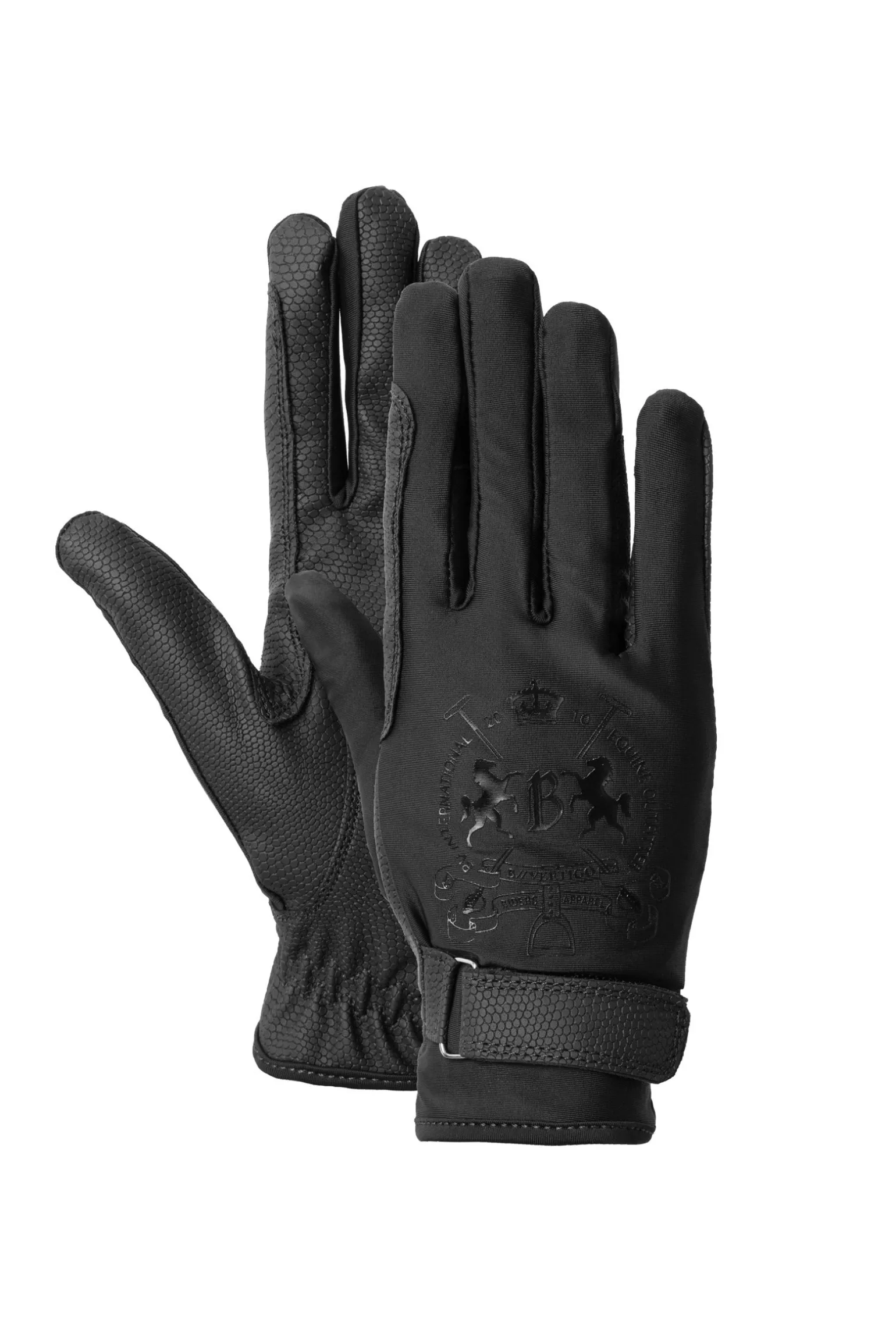 Laia Damen Reithandschuhe mit Logo Print