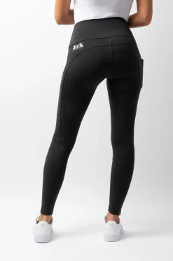 Lara Damen Reitleggings mit Vollbesatz mit hohem Bund