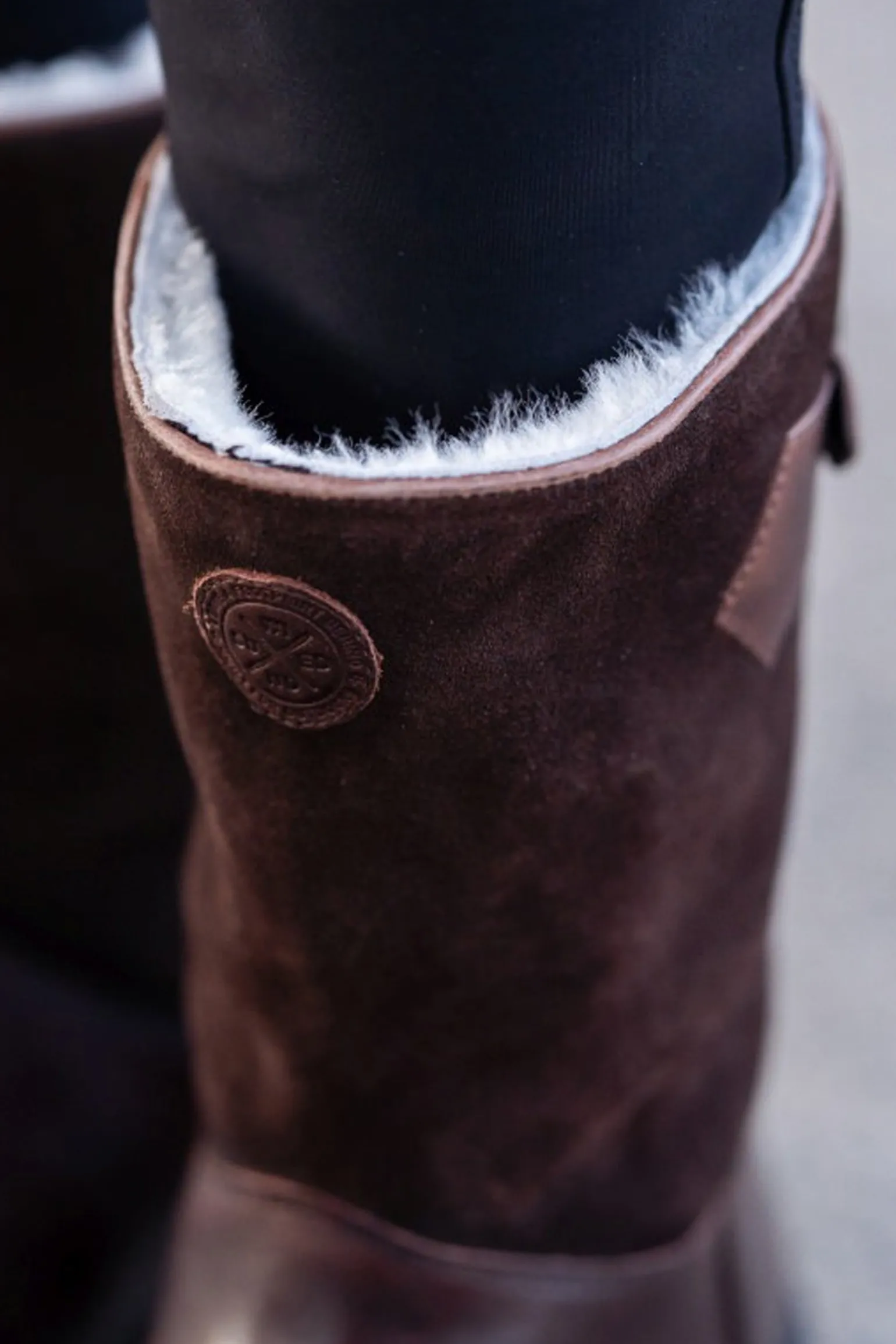 Leo Merino halbhohe Winterreitstiefel