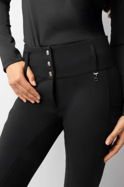 Leonie Damen-Vollbesatzreithose aus veganem Wildleder