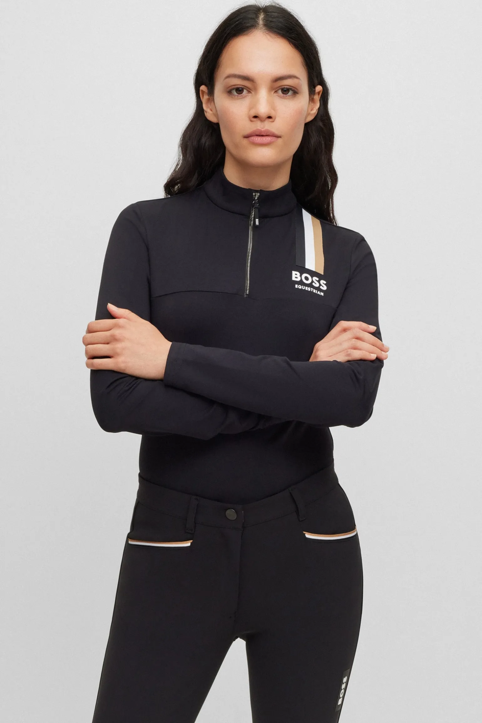 Lia Signature Stripe Damen Trainingsshirt
