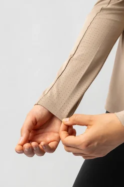 Lilian Damen Trainingsshirt mit langen Ärmeln