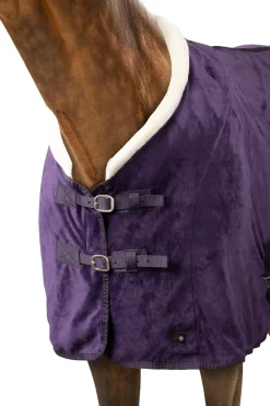 Lincoln Fleecedecke mit Kunstfellkragen