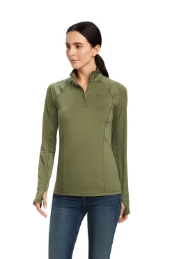 Lowell 2.0 Damen 1/4 Zip Longsleeve Shirt