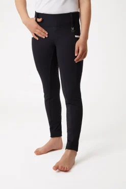 Lucinda Kinder Reitleggings mit Silikonvollbesatz und hohem Bund