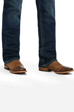 M5 Straight Stretch Remming Stackable Straight Leg Jeans