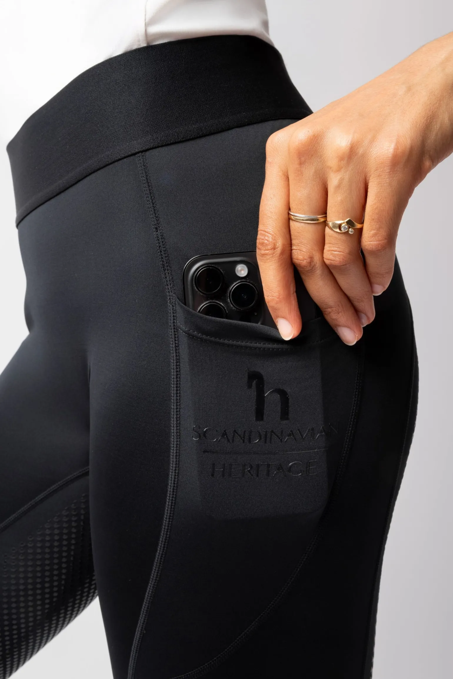 Maia Damen Vollbesatzreitleggings