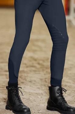 Mailo Herren Kniebesatzreithose mit Silikongrip