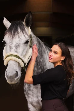 Marquess Halfter mit Kunstfellfutter