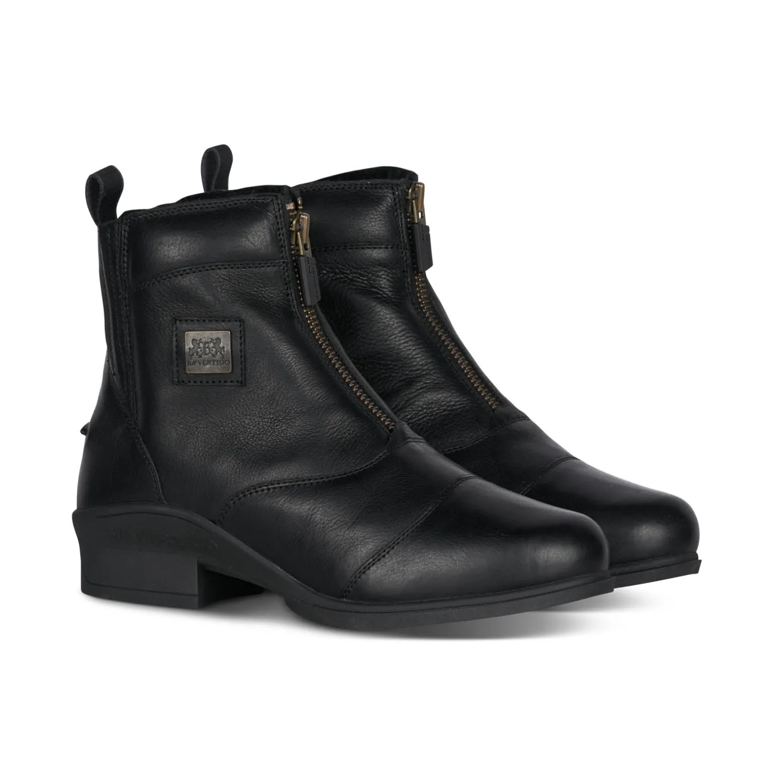 Mercury Damen Winter Reitstiefeletten mit Lammfellfutter