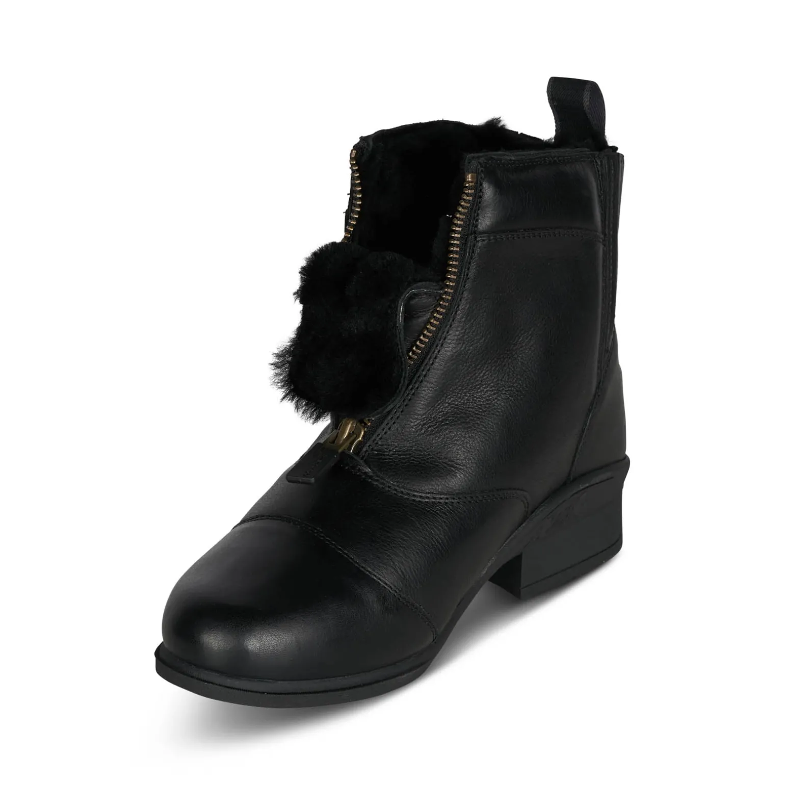 Mercury Damen Winter Reitstiefeletten mit Lammfellfutter