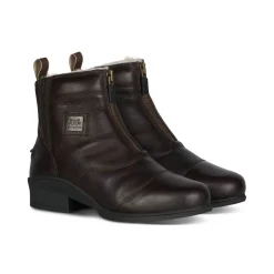 Mercury Damen Winter Reitstiefeletten mit Lammfellfutter