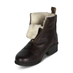 Mercury Damen Winter Reitstiefeletten mit Lammfellfutter