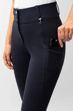 Mira Damen Reithose mit Vollbesatz und hohem Bund