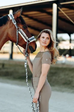 Natalia Damen Spitzenshirt