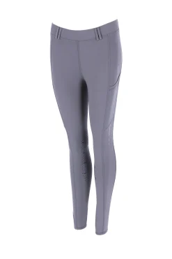New Pocket Damen-Reitleggings Kniebesatz