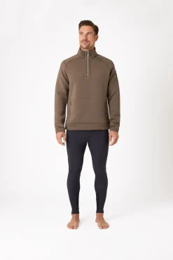 Nicolas Herren Funktionssweatshirt mit Reißverschlusstaschen