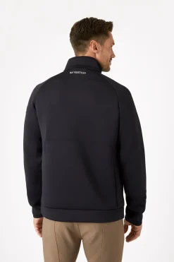 Nicolas Herren Funktionssweatshirt mit Reißverschlusstaschen