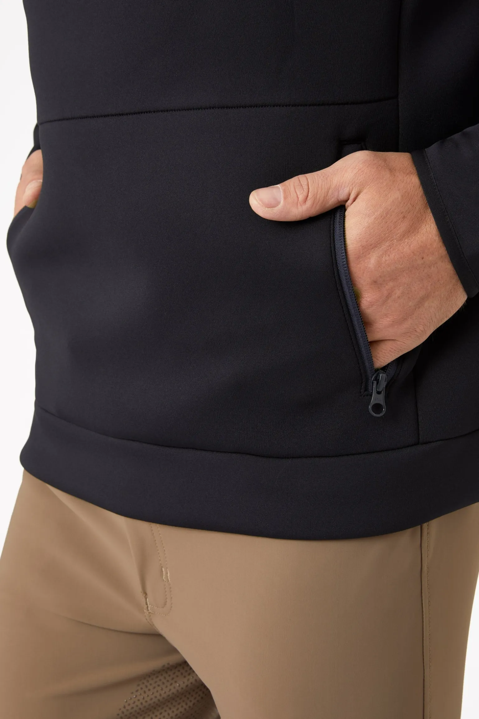 Nicolas Herren Funktionssweatshirt mit Reißverschlusstaschen