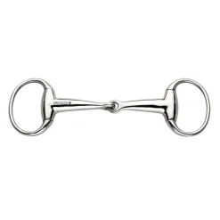 Olivenkopfgebiss, hohles Mundstück, Edelstahl