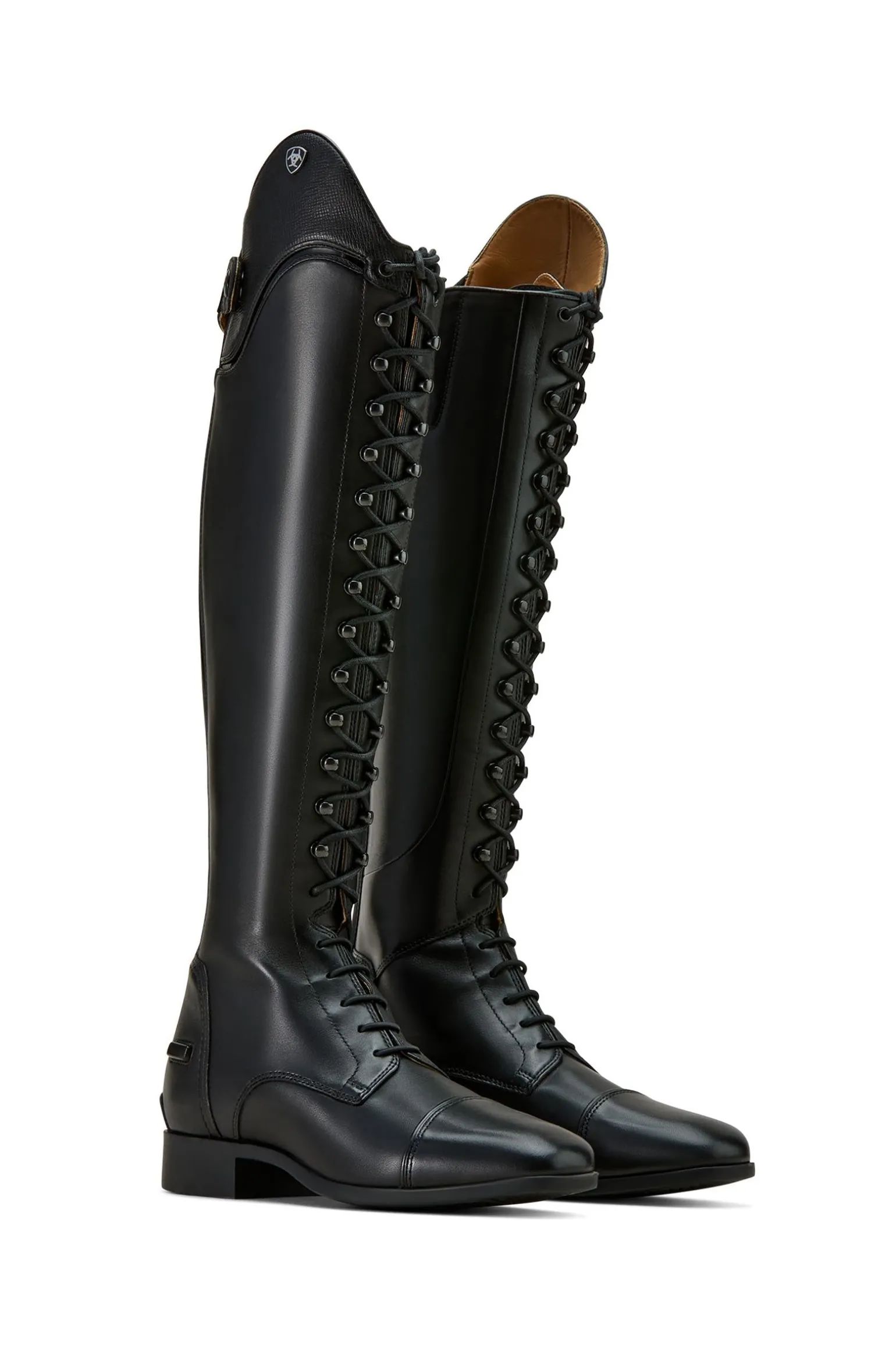 Palisade Lace Damen hohe Reitstiefel mit Schnürung