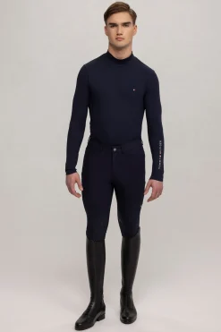 Phoenix Herren Stehkragen Langarmshirt