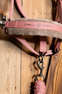 Platinum 25 Halfter mit Dornschnalle und Kunstfell