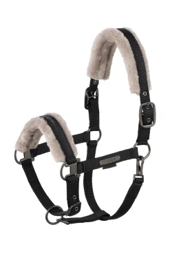 Platinum 25 Halfter mit Dornschnalle und Kunstfell