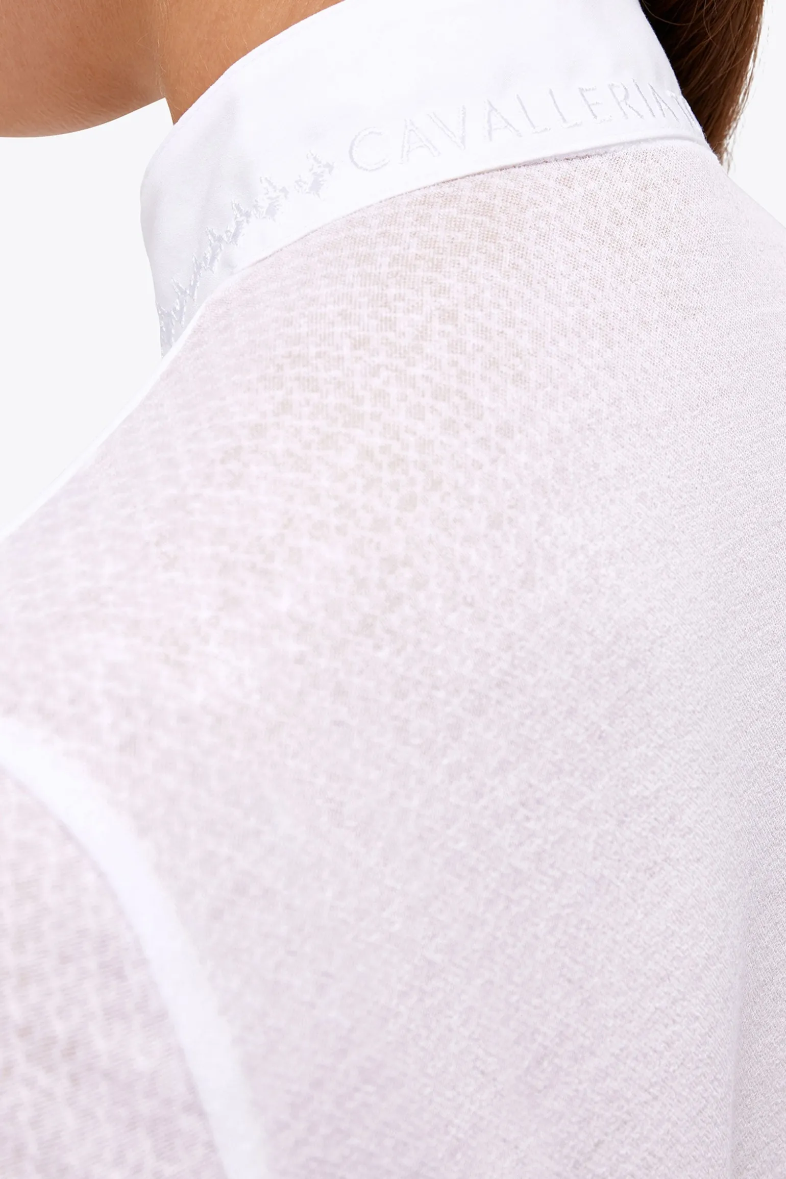 plissiertes Langarm Damen Turniershirt