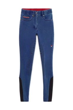 Queens Denim Vollbesatz Reithose