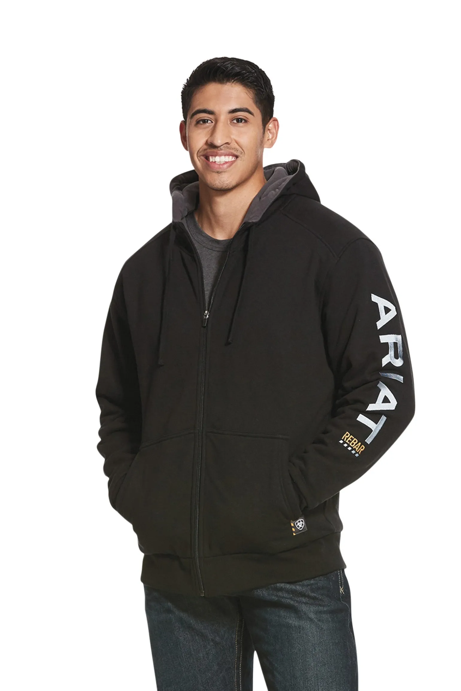 Rebar All-Weather Herren Reißverschluss Hoodie