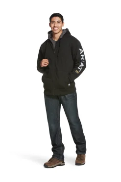 Rebar All-Weather Herren Reißverschluss Hoodie