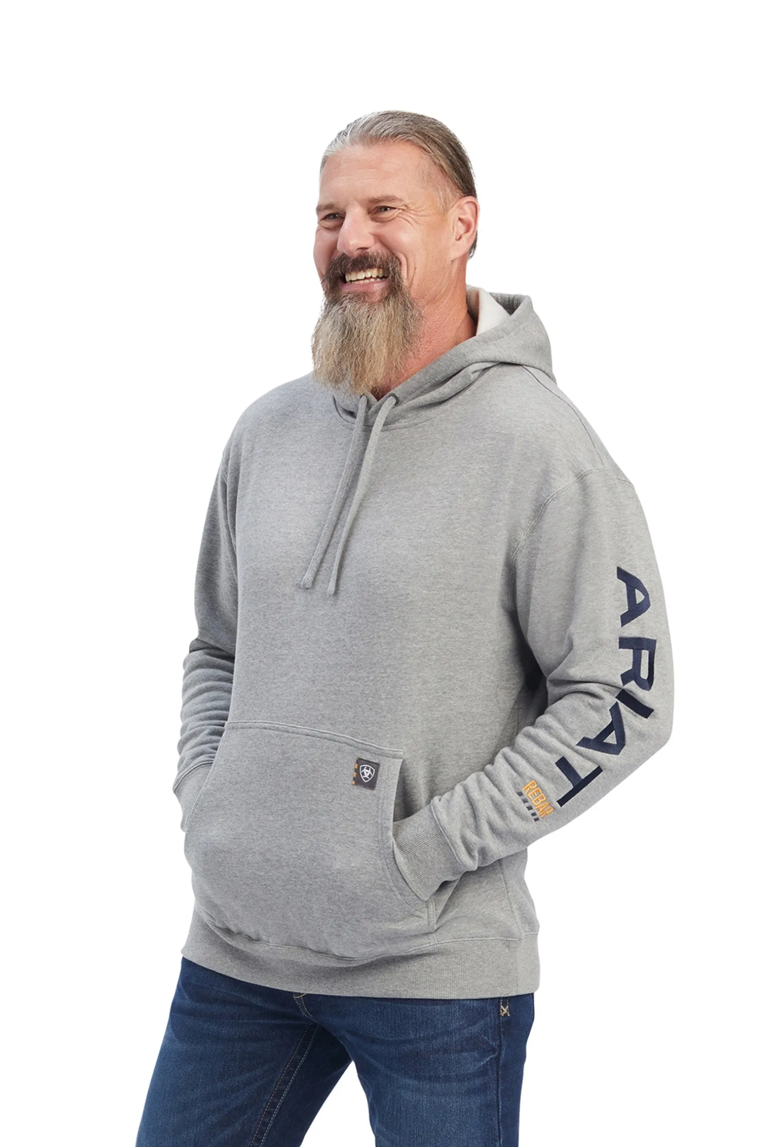 Rebar Herren Kapuzenpullover mit Grafikdruck