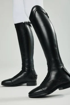 Reitstiefel mit Schnürung, kurzer Schaft